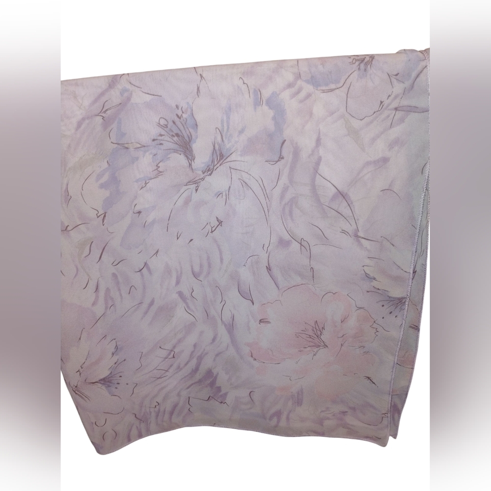 Vintage Floral Scarf